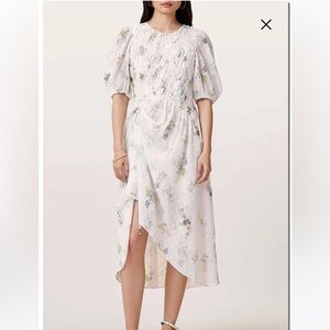 All Saints Serene Puff Sleeve Dress